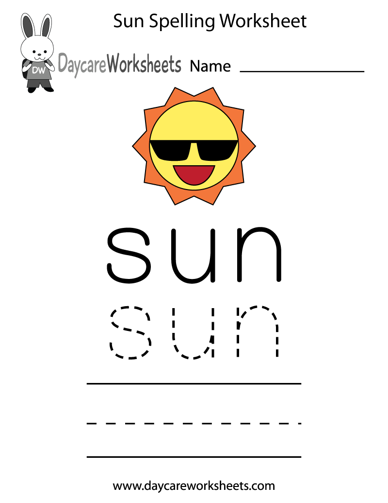 Free Printable Worksheets About The Sun
